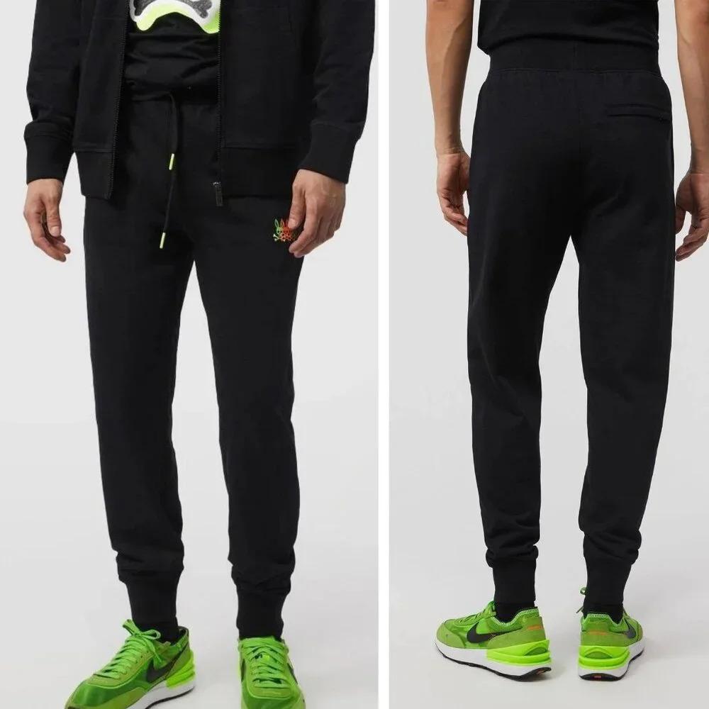 Psycho Bunny Lafayette Black Jogger Sweatpants - 27387